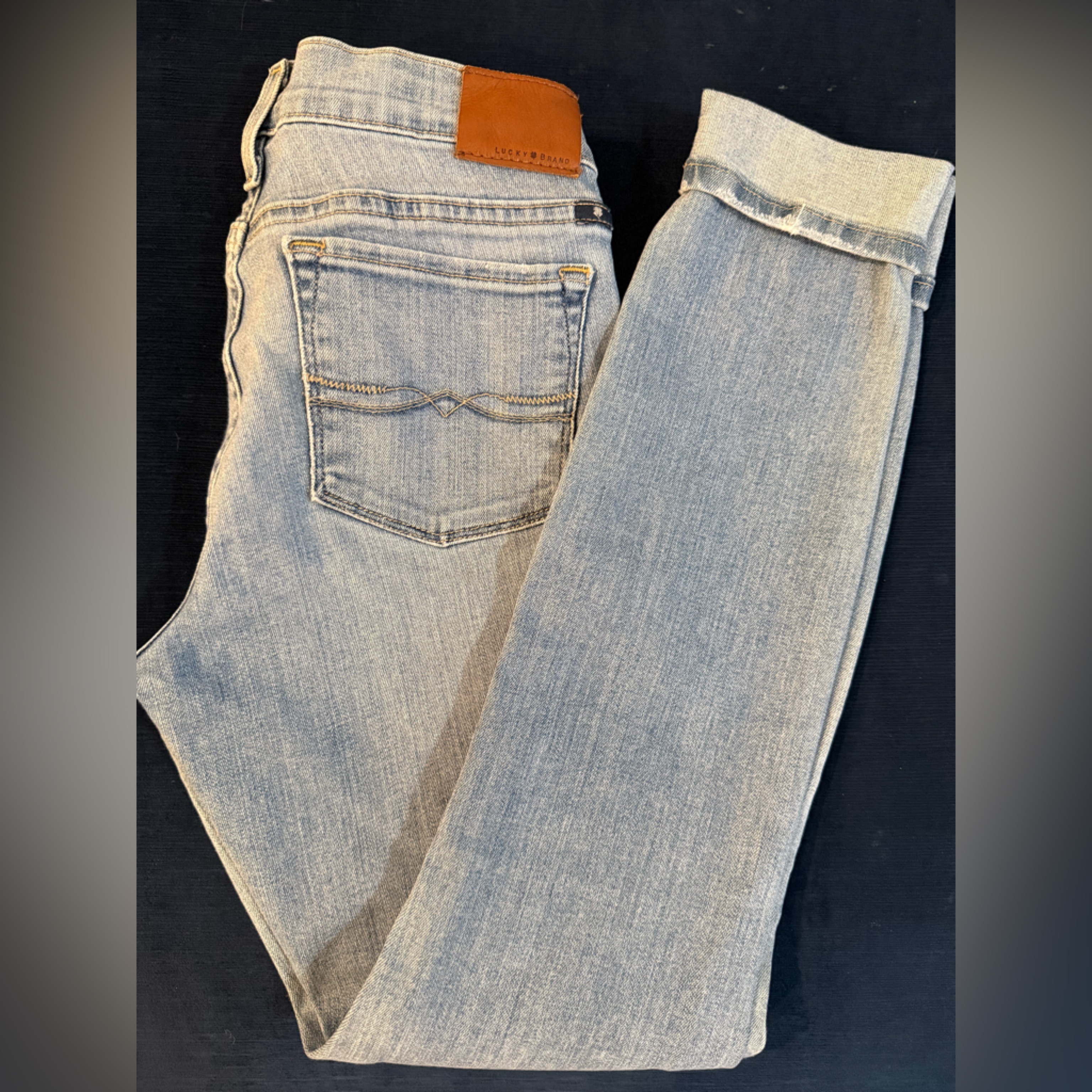 Lucky Brand Charlie Skinny Light Blue Denim Jeans Lucky Brand Charlie Skinny Light Blue Denim Jeans
